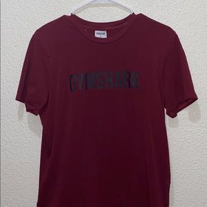 Gymshark maroon short sleeve, Men’s medium
